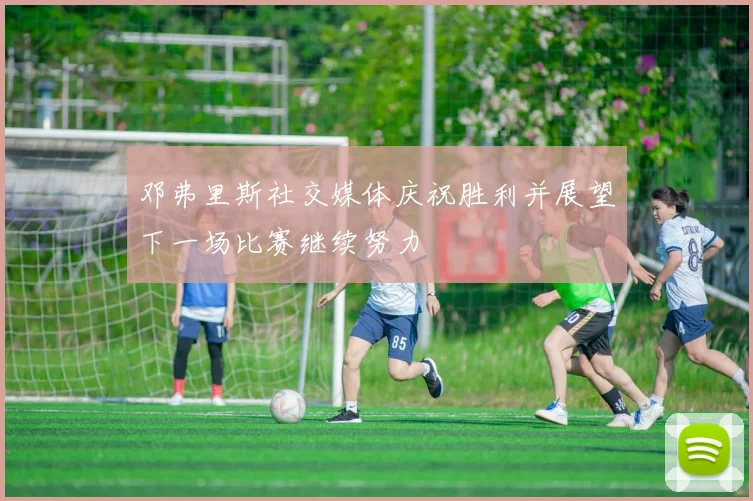 邓弗里斯社交媒体庆祝胜利并展望下一场比赛继续努力