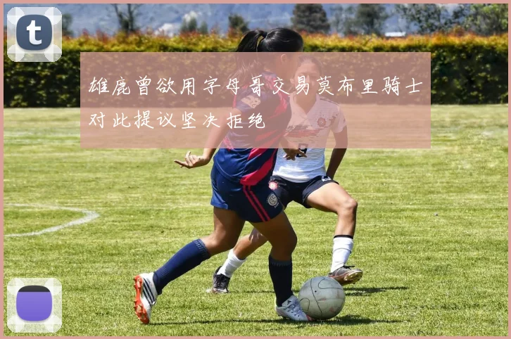 雄鹿曾欲用字母哥交易莫布里骑士对此提议坚决拒绝